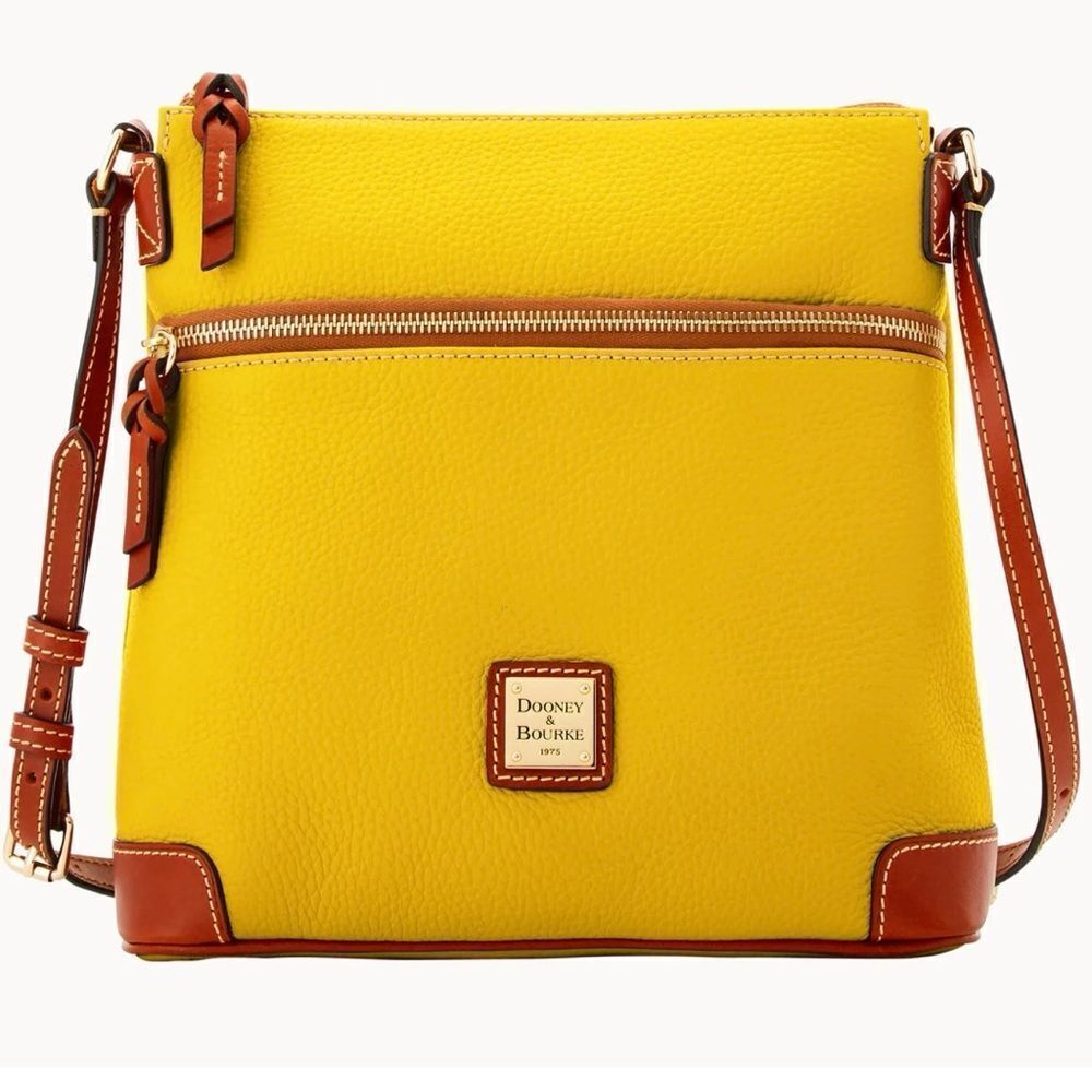 NWOT Dooney & Bourke Pebbled Leather Dandelion Crossbody Purse